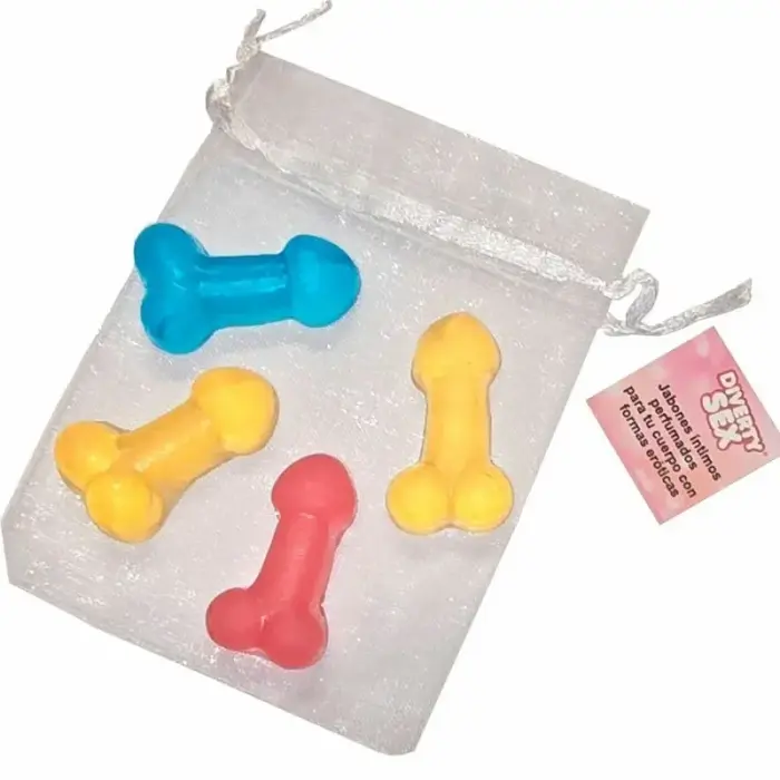Diablo Picante novelty mini scented soaps – assorted colours – 4 pcs