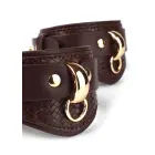 Taboom Cocoaelle – плетёные наручники из веганской кожи – какао — Фото 4