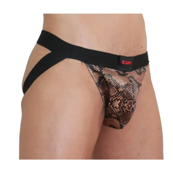 BURN Snake – jockstrap – black snake – XL