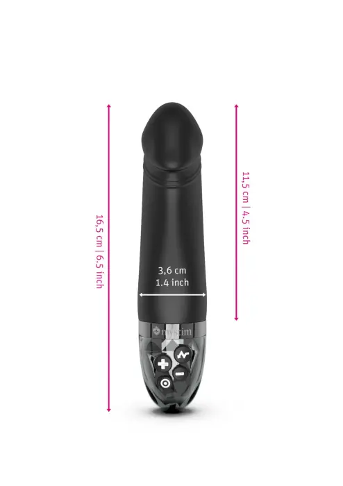 Real Deal Neal E-stim vibrators – 18 cm (7″) – melns Foto 7