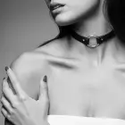 Bijoux Indiscrets Maze регулируемый веганский чокер – чёрный — Фото 2