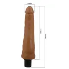 BAILE Alfredo reālistisks vibrators – 25 cm (8.8″) – miesas krāsa — Foto 9
