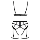 Cottelli LINGERIE rihmadega rinnahoidja ja stringide komplekt – XL — Foto 10