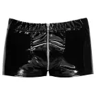 Black Level Shiny Vinyl Pants with Metal Zip – S — Photo 6