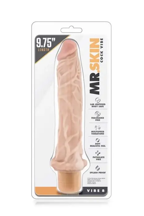 DR. SKIN Cock Vibe 8 Реалистичный вибратор – телесный