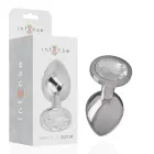 Intense Aluminum Plug M Silver Crystal – 8 cm – Silver — Photo 1