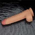 LoveToy Power Basics Cock – įkraunamas vibruojantis realistiškas dildo su siurbtuku – 24 cm (9,5 colio) — Nuotrauka 2