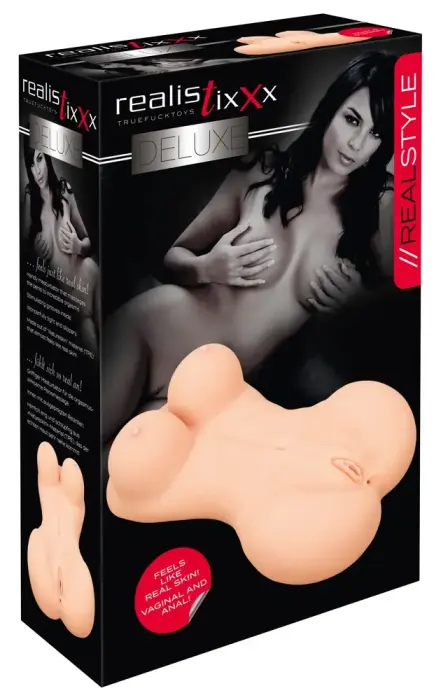 Realistixxx Deluxe Woman liemens masturbatorius – kūno spalva