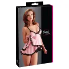Cottelli Collection Babydoll Pink M – Lace-Trimmed Nightwear Set — Photo 1