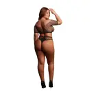 Melia Open Work Set – Queen Size – Black — Photo 3