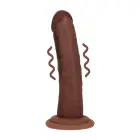 Dual Density Curved Realistic Vibrator – 15.5 cm (6″) – Brown — Photo 7
