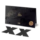 Bijoux Indiscrets Flash Cross – reusable body stickers – black — Photo 2