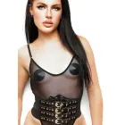 Kinky Diva vöökohta rõhutav korsett – kuldne – S/M — Foto 1