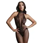 Tinklinis ir nėrinių bodis su atviru tarpkoju – vienas dydis Photo