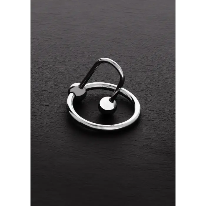 Full Stop C-tipa anālais spraudnis ar tērauda gredzenu – 30 mm Foto 4