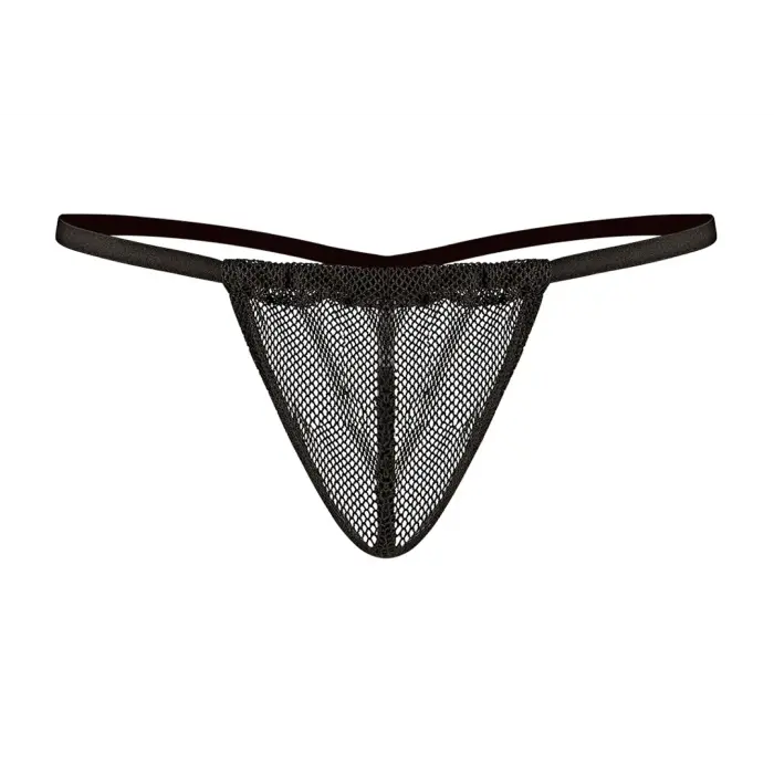 Male Power Pose vīriešu stringi – melni – One Size Foto 5