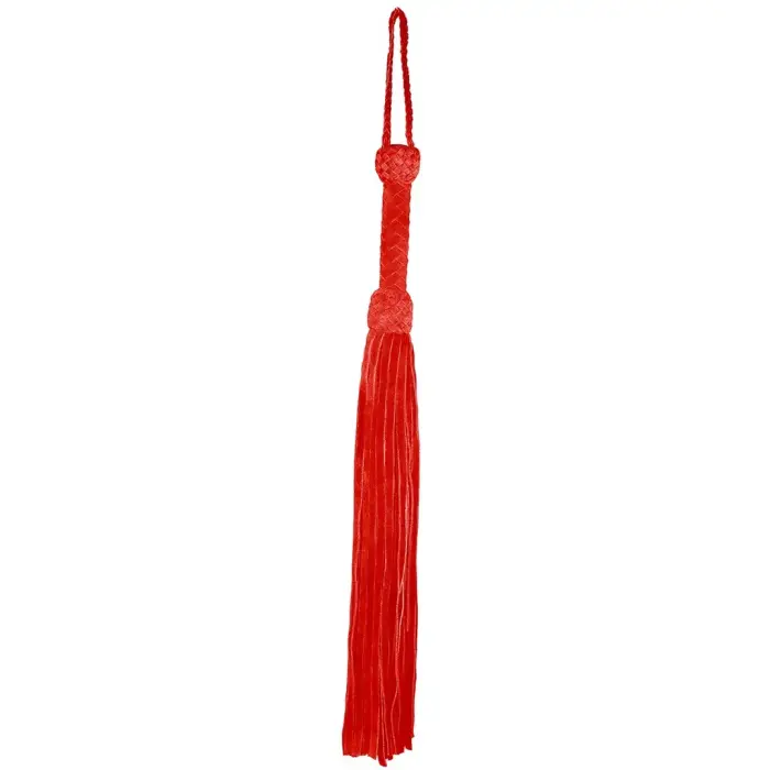 Prowler Suede Leather Flogger – Red