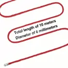 Rebellion Reign Silky Bondage Rope – bondage rope – polyester – red – 10 m — Photo 9