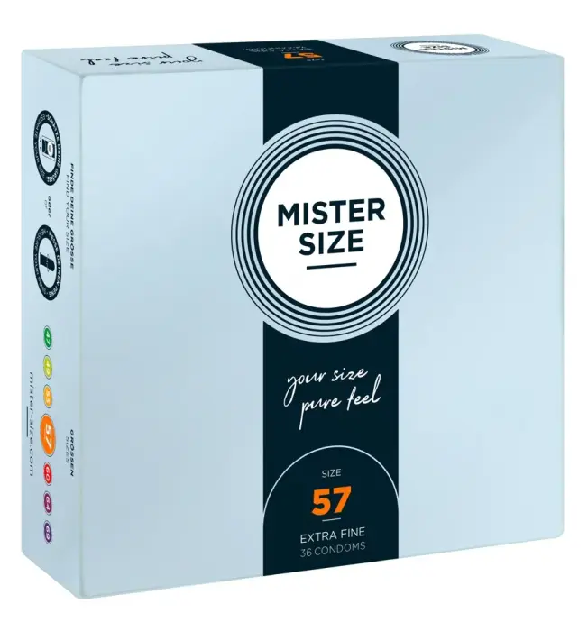 Mister Size 57 mm kondoomid – 36 tk