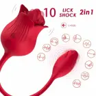 ARMONY Clitoris Stimulator Vibrator with Tail – 34 cm (13.4″) – Red — Photo 1