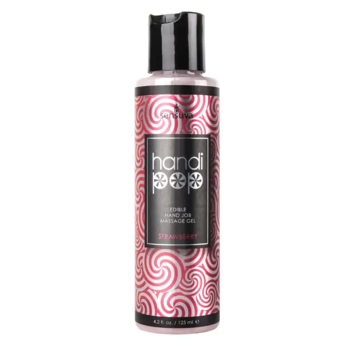 Sensuva Handipop braškių masažinis gelis – 125 ml