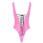 Black Level Vinyl Bodysuit – Pink – S Photo