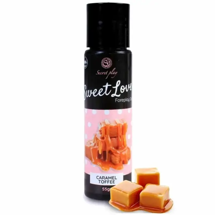 Secret Play Sweet Love karamellimaitseline söödav intiimgeel – 60 ml