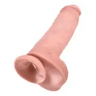 KC 11 Reālistisks dildo ar sēkliniekiem un piesūcekni – 28 cm (11″) – tumsā spīdošs — Foto 5