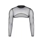 Short Top with Long Sleeves – Black – S — Photo 6