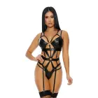 X Marks The Spot geparda raksta bodijs – melns – XL — Foto 3
