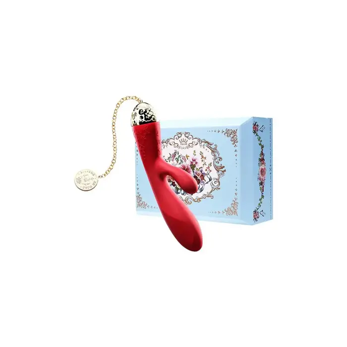ZALO Rosalie кролик-вибратор – 18 см (7″) – красный
