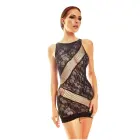 ADIOS чёрное сетчатое боди с вырезами – L/XL Фото num