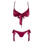 Cottelli LINGERIE raudonas liemenėlės ir kelnaičių komplektas – S/M — Nuotrauka 4