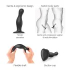 Curvy Dildo Plug XL – Black Photo