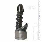EasyToys Spiral насадка для вонда – чёрная — Фото 4