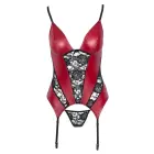 Cottelli Lingerie Strapshemd корсет – красный/чёрный – L — Фото 5