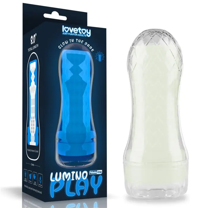 Lumino Play taskumasturbaator – helendab pimedas