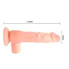 BAILE Cock vibraator – 22 cm (8.5″) – nahavärv — Foto 4