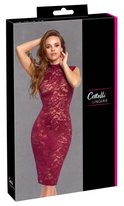 Cottelli Lingerie кружевное платье – красное – L