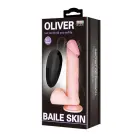 Baile Oliver – realistlik dildo munandite ja iminapaga – 24,1 cm (9,5 tolli) — Foto 6