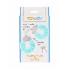 Furry Fun Cuffs – Aqua — Photo 2