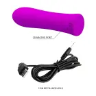 PRETTY LOVE Alfreda vibrējoša ola – 10 cm (4″) – violeta — Foto 8