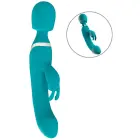 Sweet Smile 3-in-1 Wand Rabbit Vibrator – multi-function vibrator – silicone – 3 motors – wand and rabbit — Photo 2