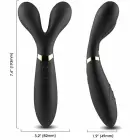 ARMONY Y-WAND Double Head wand vibraator – 19.2 cm (7.5″) – must — Foto 1