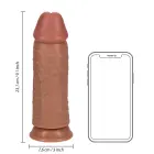 Extra Thick Straight Dildo – 23 cm (9″) – Skin — Photo 6