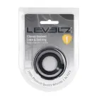 Classic Grooved Silicone Cock and Ball Ring – Black — Photo 1