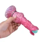Monstar Cox Alienspawn dildo – 20.3 cm (8″) – rozā-violets — Foto 2