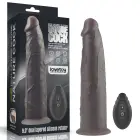 Divslāņu platīna silikona rotējošs dildo – 23 cm (9″) – Rozā — Foto 1