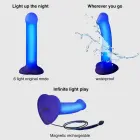 GLOW-LED DILDO VIOLETS - M Foto 2