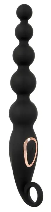 ANOS vibrējošas anālo bumbiņu ķēde – 22.1 cm – Black Foto 2